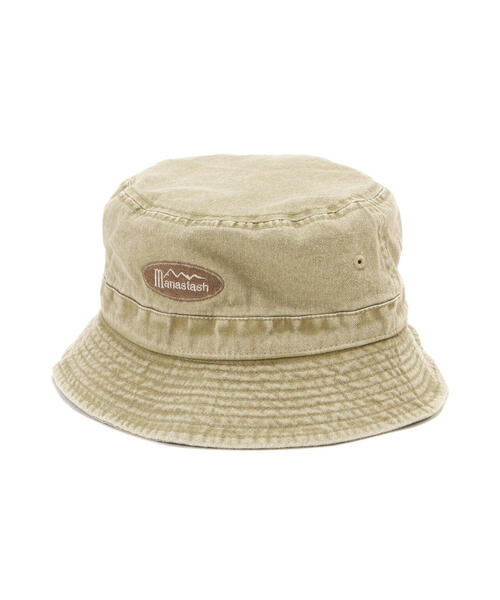 MANASTASH（マナスタッシュ）の「MANASTASH/マナスタッシュ/ORIGINAL LOGO BUCKET HAT（ハット・メンズ・ブラック/オレンジ/カーキ・F）」の22枚目の写真