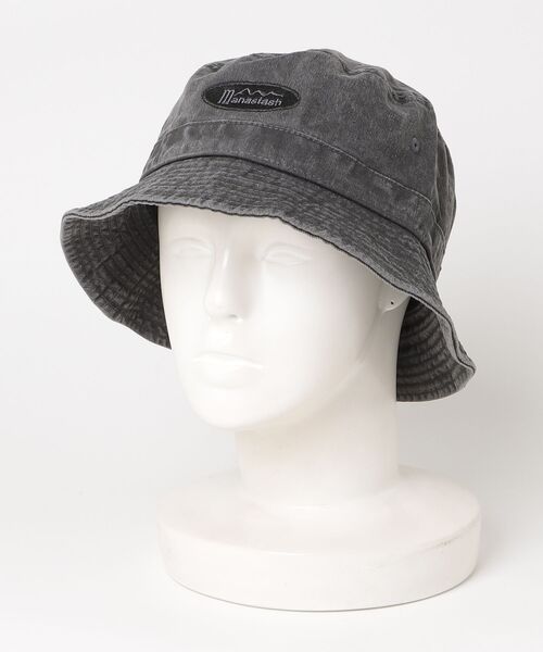 MANASTASH（マナスタッシュ）の「MANASTASH/マナスタッシュ/ORIGINAL LOGO BUCKET HAT（ハット・メンズ・ブラック/オレンジ/カーキ・F）」の6枚目の写真