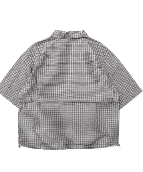 KRIFF MAYER Lady's Collection(クリフメイヤーレディースコレクション)の「【ベンチレーション付き】シアサッカードロストチェックシャツ(シャツ/ブラウス・レディース・ブラック/オフホワイト/ネイビー/オレンジ・MEDIUM/LARGE)」の15枚目の写真