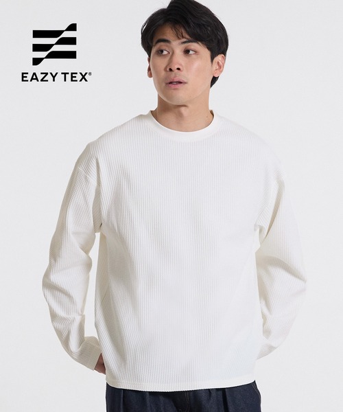 EAZY TEXワッフルロンT（Tシャツ/カットソー）｜coca（coca）（コカ