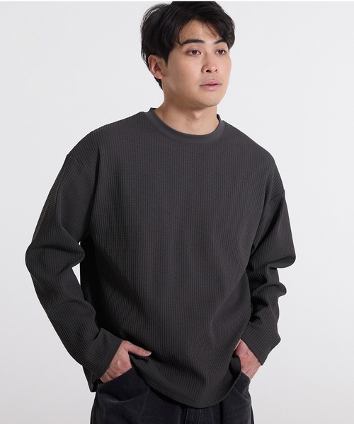 セール】EAZY TEXワッフルロンT（Tシャツ/カットソー）｜coca（coca
