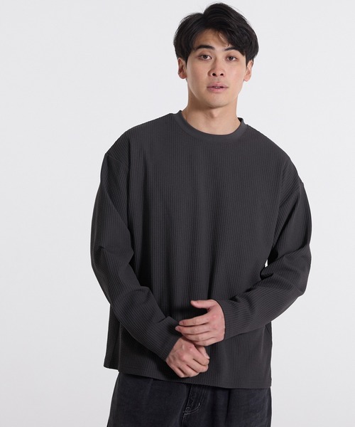 セール】EAZY TEXワッフルロンT（Tシャツ/カットソー）｜coca（coca