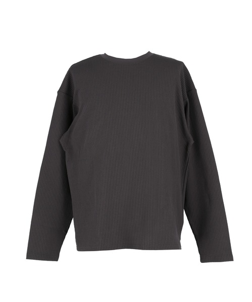 coca（coca）（コカ）の「EAZY TEXワッフルロンT（Tシャツ/カットソー・メンズ・ホワイト/チャコール・L/M/XL）」の18枚目の写真