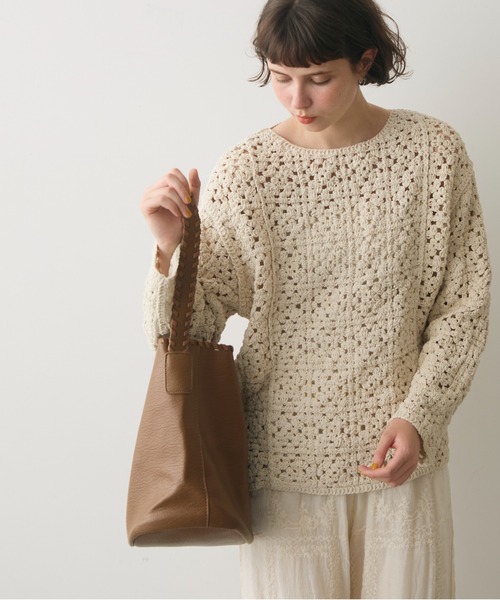 full/fill.(フルフィル)の「braid desigh one shoulder bag / ブレードデザインワンショルダーバッグ(ショルダーバッグ・レディース・ブラック/ブラウン・FREE)」の7枚目の写真
