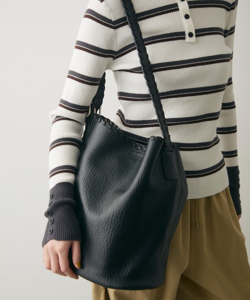 full/fill.(フルフィル)の「braid desigh one shoulder bag / ブレードデザインワンショルダーバッグ(ショルダーバッグ・レディース・ブラック/ブラウン・FREE)」の15枚目の写真