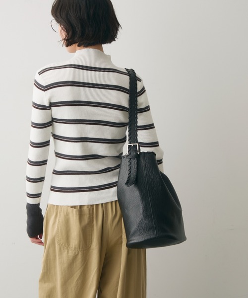 full/fill.(フルフィル)の「braid desigh one shoulder bag / ブレードデザインワンショルダーバッグ(ショルダーバッグ・レディース・ブラック/ブラウン・FREE)」の12枚目の写真