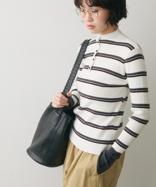 full/fill.(フルフィル)の「braid desigh one shoulder bag / ブレードデザインワンショルダーバッグ(ショルダーバッグ・レディース・ブラック/ブラウン・FREE)」の13枚目の写真