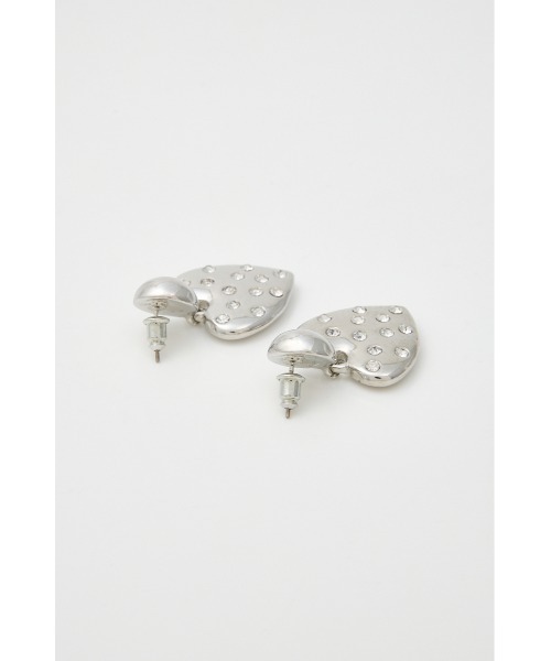 SLY(スライ)の「RHINESTONE HEART P/EARRING ラインストーンハートピアス 春服(ピアス(両耳用)・レディース・ゴールド/シルバー・FREE)」の5枚目の写真