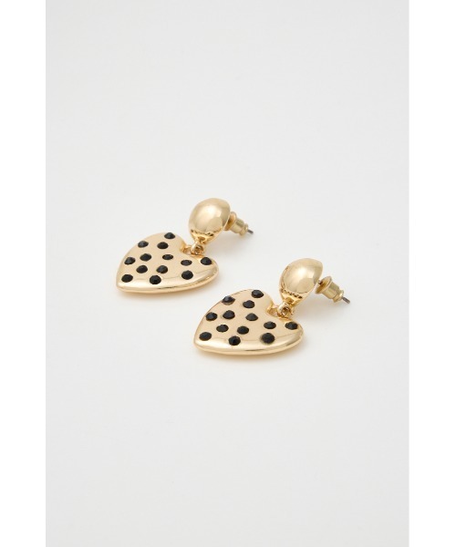 SLY(スライ)の「RHINESTONE HEART P/EARRING ラインストーンハートピアス 春服(ピアス(両耳用)・レディース・ゴールド/シルバー・FREE)」の9枚目の写真