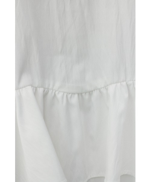 STYLEMIXER（スタイルミキサー）の「ヘムフリルシャツ（シャツ/ブラウス・レディース・サックスブルー/ネイビー/ホワイト・FREE）」の15枚目の写真