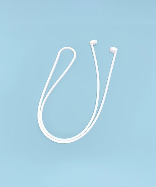 CALIFORNIA OUTFITTERS（カリフォルニア アウトフィッターズ）の「1D31-KR マグネット吸着 コードレスイヤフォン 紛失防止ストラップ ワイヤレスイヤホンネックストラップ AirPods対応（ヘッドフォン/イヤホン・レディース・ブラック/ホワイト・ONESIZE）」の11枚目の写真