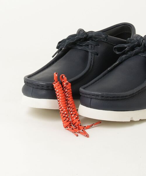 Clarks（クラークス）の「【T16】【CLARKS/クラークス】Womans LEATHER WALLABEE 54790（ブーツ・レディース・ネイビー・US7.5）」の2枚目の写真