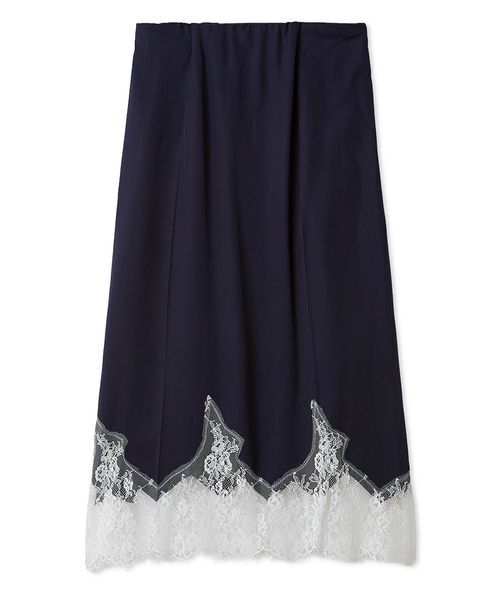 Mila Owen（ミラオーウェン）の「レースヘムスカート（スカート・レディース・ネイビー/ミント/ブラック・1/0）」の15枚目の写真