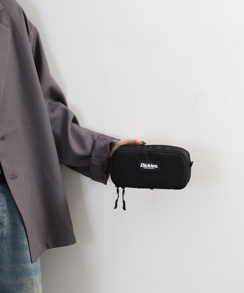Dickies（ディッキーズ）の「Dickiesﾎﾟﾘﾗﾊﾞｰﾜｯﾍﾟﾝ多機能ﾎﾟｰﾁ（ポーチ・メンズ・ブラック系/ブラック・FREE）」の15枚目の写真