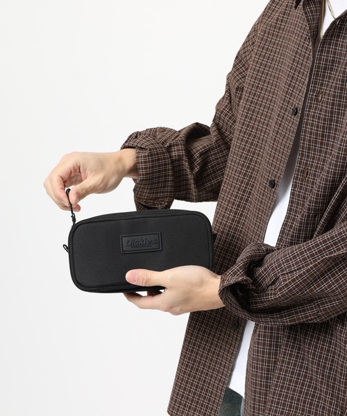 Dickies（ディッキーズ）の「Dickiesﾎﾟﾘﾗﾊﾞｰﾜｯﾍﾟﾝ多機能ﾎﾟｰﾁ（ポーチ・メンズ・ブラック系/ブラック・FREE）」の17枚目の写真