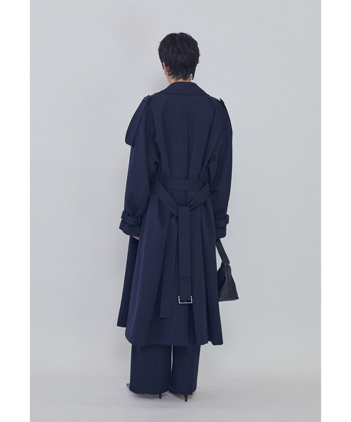 1er Arrondissement（プルミエアロンディスモン）の「ウールギャバジントレンチコート（その他アウター・レディース・ブルー系その他3/カーキ・38/36）」の3枚目の写真