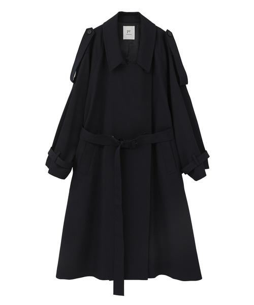 1er Arrondissement（プルミエアロンディスモン）の「ウールギャバジントレンチコート（その他アウター・レディース・ブルー系その他3/カーキ・38/36）」の5枚目の写真