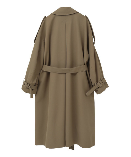 1er Arrondissement（プルミエアロンディスモン）の「ウールギャバジントレンチコート（その他アウター・レディース・ブルー系その他3/カーキ・38/36）」の14枚目の写真