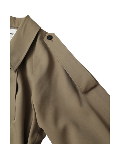 1er Arrondissement（プルミエアロンディスモン）の「ウールギャバジントレンチコート（その他アウター・レディース・ブルー系その他3/カーキ・38/36）」の18枚目の写真