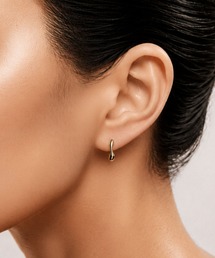 Soft Square Hoop Pierce / 金属アレルギー対応