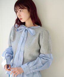 Kastane | ドッキングボウタイプルオーバー(シャツ/ブラウス)
