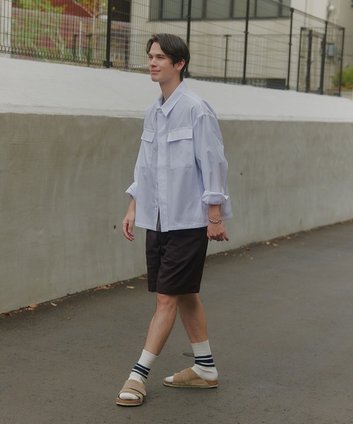 MILITARY(ミリタリー)の「【MAISON CLUB】BDU Shirt Jacket / シャツジャケット(ミリタリージャケット・メンズ・ホワイト/ネイビー/サックスブルー・L/M)」の16枚目の写真