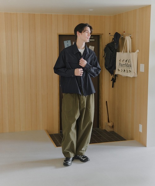 MILITARY(ミリタリー)の「【MAISON CLUB】BDU Shirt Jacket / シャツジャケット(ミリタリージャケット・メンズ・ホワイト/ネイビー/サックスブルー・L/M)」の9枚目の写真