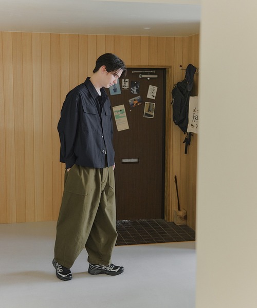 MILITARY(ミリタリー)の「【MAISON CLUB】BDU Shirt Jacket / シャツジャケット(ミリタリージャケット・メンズ・ホワイト/ネイビー/サックスブルー・L/M)」の10枚目の写真