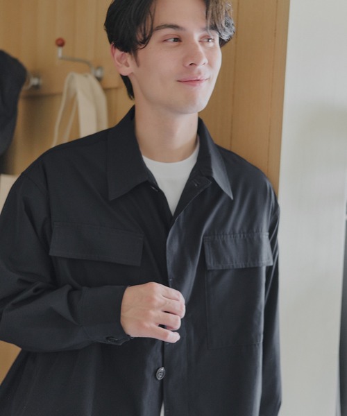MILITARY(ミリタリー)の「【MAISON CLUB】BDU Shirt Jacket / シャツジャケット(ミリタリージャケット・メンズ・ホワイト/ネイビー/サックスブルー・L/M)」の17枚目の写真