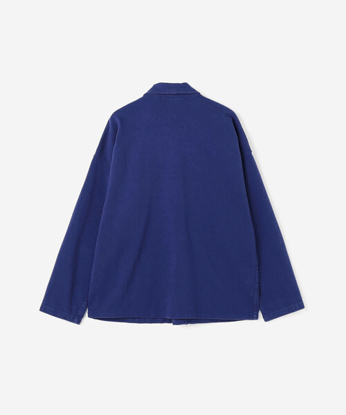 VETRA（ベトラ）の「VETRA | 〈別注〉ヘビージャージ ジャケット MEN（カバーオール・メンズ・ブラック/ネイビー・42/44）」の4枚目の写真