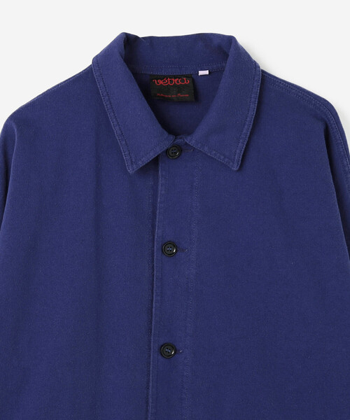 VETRA（ベトラ）の「VETRA | 〈別注〉ヘビージャージ ジャケット MEN（カバーオール・メンズ・ブラック/ネイビー・42/44）」の5枚目の写真