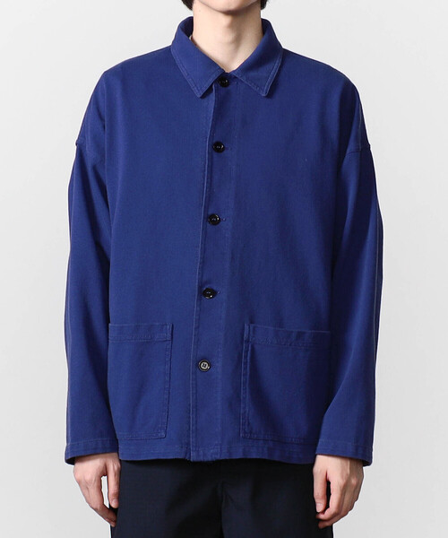 VETRA（ベトラ）の「VETRA | 〈別注〉ヘビージャージ ジャケット MEN（カバーオール・メンズ・ブラック/ネイビー・42/44）」の10枚目の写真