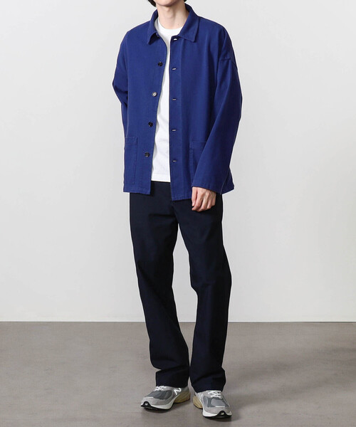 VETRA（ベトラ）の「VETRA | 〈別注〉ヘビージャージ ジャケット MEN（カバーオール・メンズ・ブラック/ネイビー・42/44）」の14枚目の写真