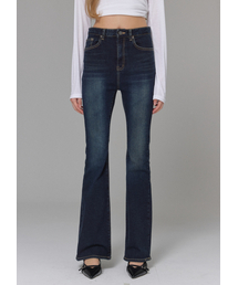 BUTTON UP（ボタンアップ）の「ベーシックウォッシュドロングブーツカット起毛デニム（デニムパンツ）」