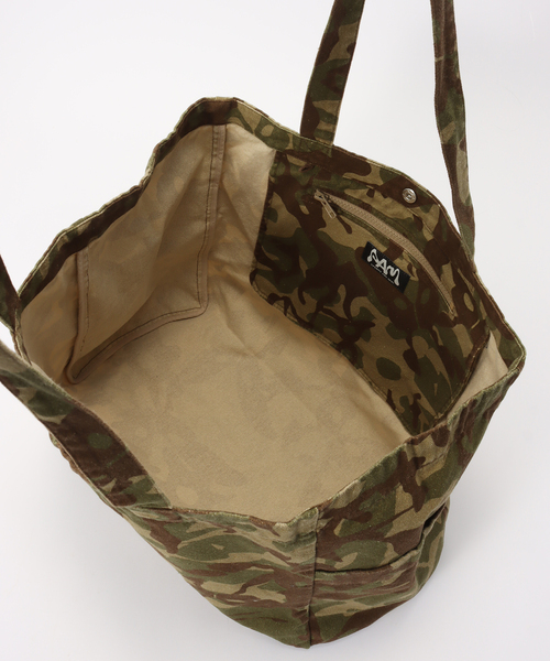P.A.M.（パム）の「【P.A.M/パム】GARDEN VARIETY CAMO TOTE BAG（トートバッグ・レディース・カーキ・FREE）」の5枚目の写真