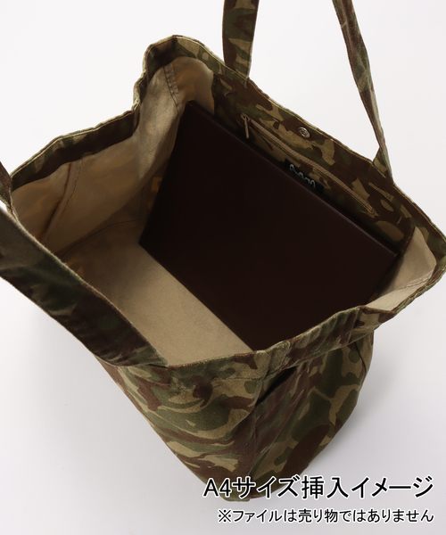 P.A.M.（パム）の「【P.A.M/パム】GARDEN VARIETY CAMO TOTE BAG（トートバッグ・レディース・カーキ・FREE）」の6枚目の写真