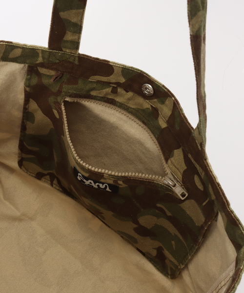 P.A.M.（パム）の「【P.A.M/パム】GARDEN VARIETY CAMO TOTE BAG（トートバッグ・レディース・カーキ・FREE）」の7枚目の写真