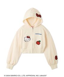 sanrio house（サンリオハウス）の「クロップドアップリケフーディー（パーカー）」