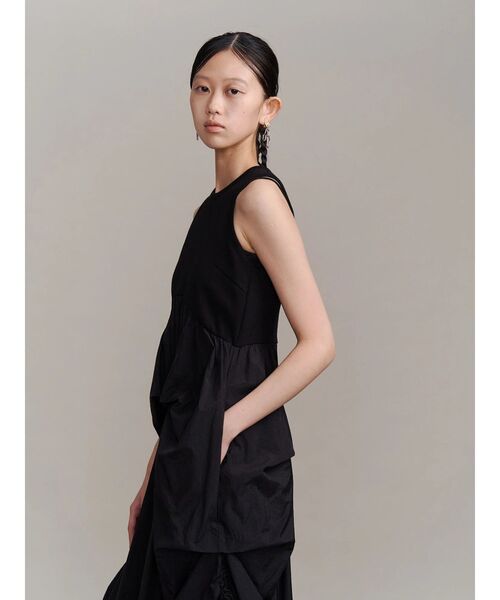 UN3D.（アンスリード）の「RANDOM TUCK LIGHT OP / ランダムタックライトワンピース（ワンピース・レディース・ブラック/その他1・36/38）」の21枚目の写真