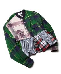 UNUSED | 【 UNUSED × YuumiARIA 】crazy pattern ruffled shirt(シャツ/ブラウス)