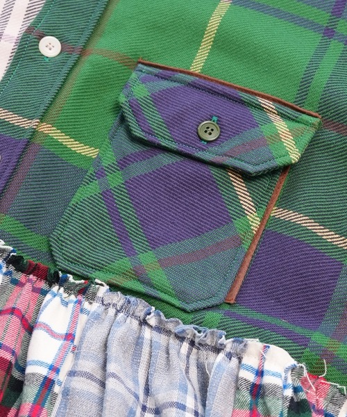 UNUSED（アンユーズド）の「【 UNUSED × YuumiARIA 】crazy pattern ruffled shirt（シャツ/ブラウス・レディース・その他・FREE）」の3枚目の写真