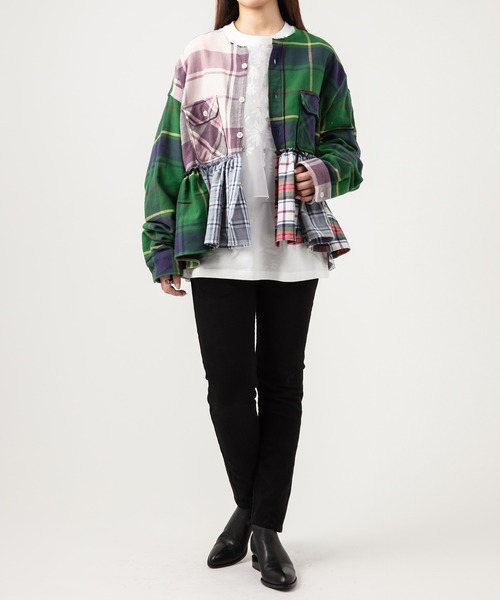 UNUSED（アンユーズド）の「【 UNUSED × YuumiARIA 】crazy pattern ruffled shirt（シャツ/ブラウス・レディース・その他・FREE）」の16枚目の写真