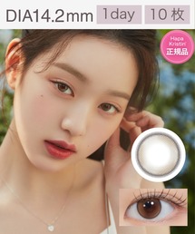 Hapa Kristin（ハパクリスティン）の「【水光カラコン】Hapa Kristin 1DAY 10枚入り ファーストラブクリスティン ブラウン 正規品（コンタクトレンズ・カラコン）」