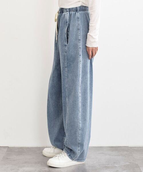 rps(アールピーエス)の「カットデニムイージーパンツ(デニムパンツ・レディース・ブラック/ブルー・フリー)」の20枚目の写真