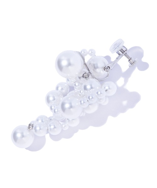 IRIS47(イリスフォーセブン)の「【IRIS 47】corallo earring/コラーロ イヤリング(イヤリング・レディース・ホワイト・FREE)」の4枚目の写真