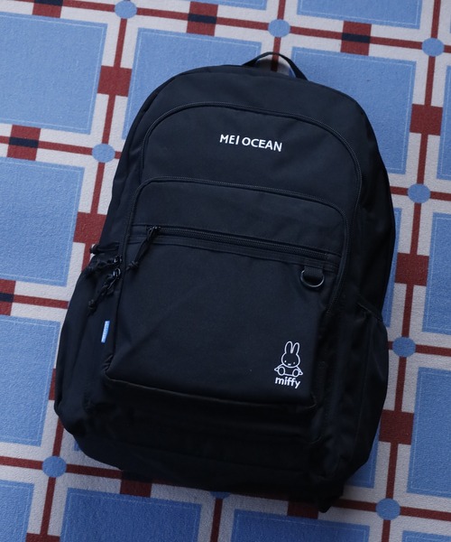 MEI OCEAN(メイオーシャン)の「MEIOCEAN キャラクター リュック(バックパック/リュック・メンズ・ブラック系その他/ブラック×ホワイト/ブラック系・FREE)」の2枚目の写真