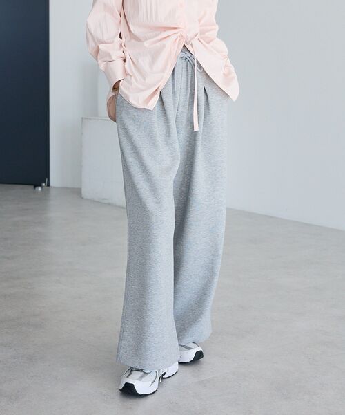 CRAFT STANDARD BOUTIQUE(クラフトスタンダードブティック)の「ダンボールニットタックパンツ(その他パンツ・レディース・ブラウン/杢グレー・L/M)」の14枚目の写真
