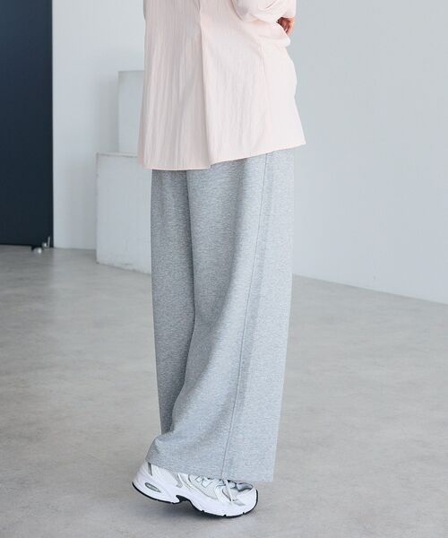 CRAFT STANDARD BOUTIQUE(クラフトスタンダードブティック)の「ダンボールニットタックパンツ(その他パンツ・レディース・ブラウン/杢グレー・L/M)」の16枚目の写真