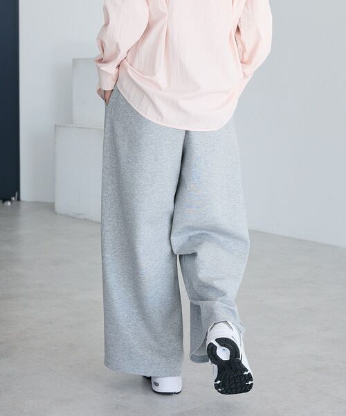 CRAFT STANDARD BOUTIQUE(クラフトスタンダードブティック)の「ダンボールニットタックパンツ(その他パンツ・レディース・ブラウン/杢グレー・L/M)」の17枚目の写真