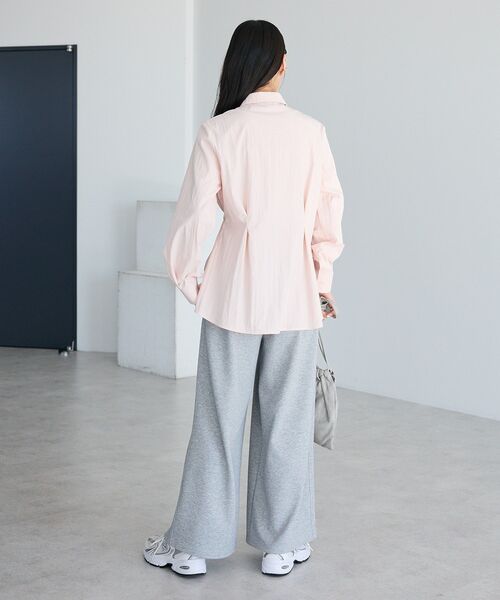 CRAFT STANDARD BOUTIQUE(クラフトスタンダードブティック)の「ダンボールニットタックパンツ(その他パンツ・レディース・ブラウン/杢グレー・L/M)」の19枚目の写真